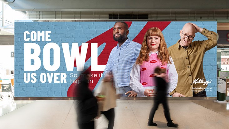 Kellogg's recruitment poster: Come bowl us over